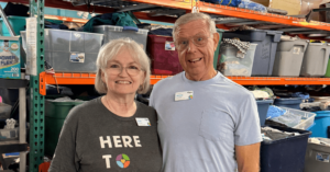 James and Linda Clifton volunteer spotlight at The Sharing Center