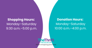 Discover what to expect at The Sharing Center thrift store and how your shopping supports families in need